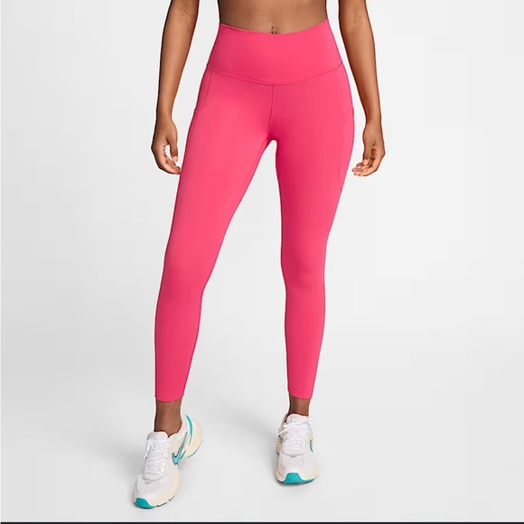 Nike Bright Pink Athletic Leggings - Picture 1 of 7
